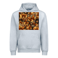 Heather Grey melanin butterfly Urban Hoodie - Zillion Design Studio
