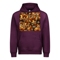 Mauve Wine melanin butterfly Urban Hoodie - Zillion Design Studio