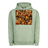 Pigment Oil Green melanin butterfly Urban Hoodie - Zillion Design Studio