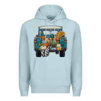 Blue Mist pumpkin truck Premium Hoodie - RanaPortraitStore