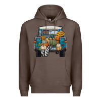 Coffee pumpkin truck Premium Hoodie - RanaPortraitStore