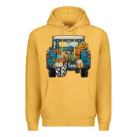 Mustard pumpkin truck Premium Hoodie - RanaPortraitStore
