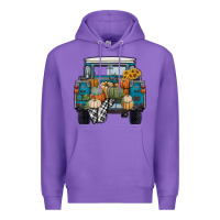 Purple pumpkin truck Premium Hoodie - RanaPortraitStore