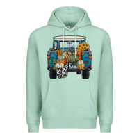 Seafoam pumpkin truck Premium Hoodie - RanaPortraitStore