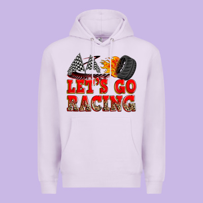 Let's Go Racing Premium Hoodie Designed By Zillion Design Studio