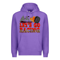 Purple let's go racing Premium Hoodie - Zillion Design Studio