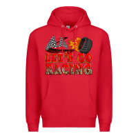 Red let's go racing Premium Hoodie - Zillion Design Studio