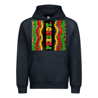 Navy juneteenth periodt Urban Hoodie - Zillion Design Studio