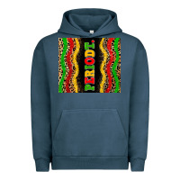 Pigment Midnight Navy juneteenth periodt Urban Hoodie - Zillion Design Studio