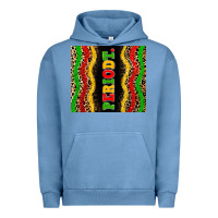 Pigment Pebble Blue juneteenth periodt Urban Hoodie - Zillion Design Studio