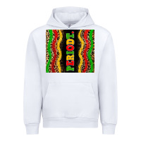 White juneteenth periodt Urban Hoodie - Zillion Design Studio