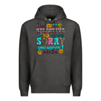 Charcoal Heather i have selective hearing sorry you weren't selecte Premium Hoodie - Zillion Design Studio