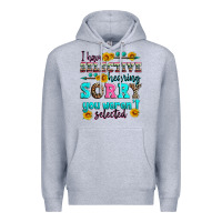Heather Grey i have selective hearing sorry you weren't selecte Premium Hoodie - Zillion Design Studio
