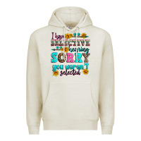 Oatmeal Heather i have selective hearing sorry you weren't selecte Premium Hoodie - Zillion Design Studio