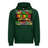 Forest Green juneteenth freedom 1865 Urban Hoodie - Zillion Design Studio