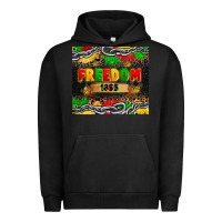 Pigment Black juneteenth freedom 1865 Urban Hoodie - Zillion Design Studio