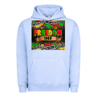 Pigment Grape Ice juneteenth freedom 1865 Urban Hoodie - Zillion Design Studio