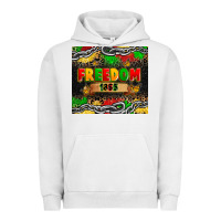 Pigment Lunar Rock juneteenth freedom 1865 Urban Hoodie - Zillion Design Studio