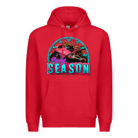 Red racing season motorcycle Premium Hoodie - AdoDesignShop