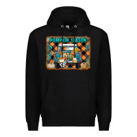 Black pumpkin season truck Premium Hoodie - RanaPortraitStore