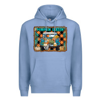 Colony Blue pumpkin season truck Premium Hoodie - RanaPortraitStore