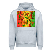 Heather Grey juneteenth butterfly Urban Hoodie - Zillion Design Studio