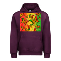 Mauve Wine juneteenth butterfly Urban Hoodie - Zillion Design Studio
