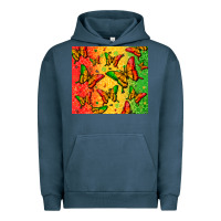 Pigment Midnight Navy juneteenth butterfly Urban Hoodie - Zillion Design Studio