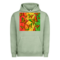 Pigment Oil Green juneteenth butterfly Urban Hoodie - Zillion Design Studio