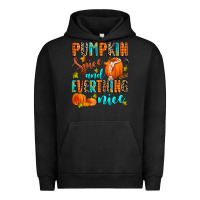 Pigment Black pumpkin spice and everthing nice Urban Hoodie - Zillion Design Studio