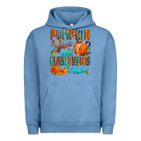 Pigment Pebble Blue pumpkin spice and everthing nice Urban Hoodie - Zillion Design Studio