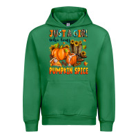 Emerald just a girl who loves pumpkin spice Urban Hoodie - Zillion Design Studio
