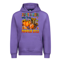 Tulip just a girl who loves pumpkin spice Urban Hoodie - Zillion Design Studio