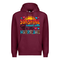 Burgundy sunshine mixed with a little hurricane Premium Hoodie - Zillion Design Studio