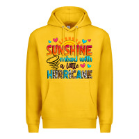 Lemon sunshine mixed with a little hurricane Premium Hoodie - Zillion Design Studio