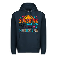 Navy sunshine mixed with a little hurricane Premium Hoodie - Zillion Design Studio