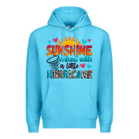 Ocean Blue sunshine mixed with a little hurricane Premium Hoodie - Zillion Design Studio
