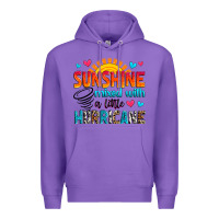 Purple sunshine mixed with a little hurricane Premium Hoodie - Zillion Design Studio
