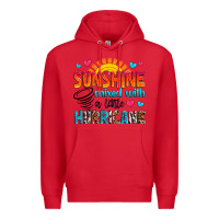 Red sunshine mixed with a little hurricane Premium Hoodie - Zillion Design Studio