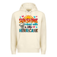 Sandshell sunshine mixed with a little hurricane Premium Hoodie - Zillion Design Studio