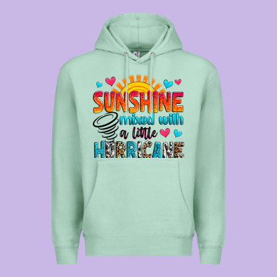Sunshine Mixed With A Little Hurricane Premium Hoodie Designed By Zillion Design Studio