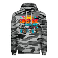 Slate Camo sunshine mixed with a little hurricane Premium Hoodie - Zillion Design Studio