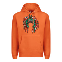 Carrot mexican flag indian headdress Premium Hoodie - RanaPortraitStore