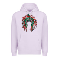 Lilac mexican flag indian headdress Premium Hoodie - RanaPortraitStore