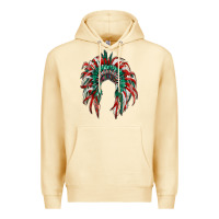 Pina Colada mexican flag indian headdress Premium Hoodie - RanaPortraitStore