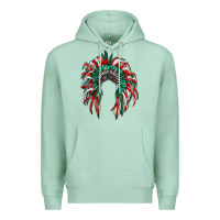Seafoam mexican flag indian headdress Premium Hoodie - RanaPortraitStore