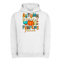 Pigment Lunar Rock autumn leaves and pumpkins please Urban Hoodie - Zillion Design Studio