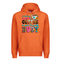 Carrot i'm holding a cup of coffee so yeah i'm pretty bus Premium Hoodie - Zillion Design Studio