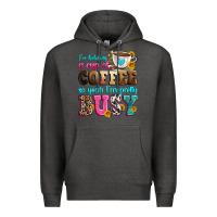 Charcoal Heather i'm holding a cup of coffee so yeah i'm pretty bus Premium Hoodie - Zillion Design Studio