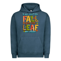 Pigment Midnight Navy if you don't like fall you can leaf me alone Urban Hoodie - Zillion Design Studio